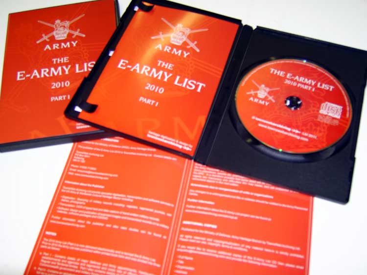 E-Army List 2010 View Our Online Brochure